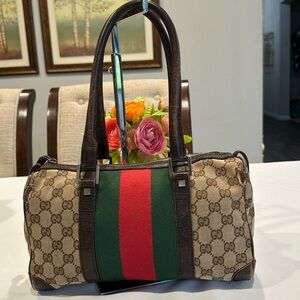 Authentic Gucci small Boston bag